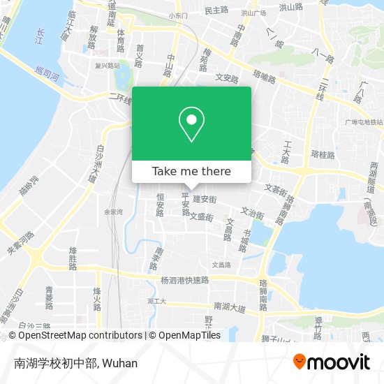 南湖学校初中部 map