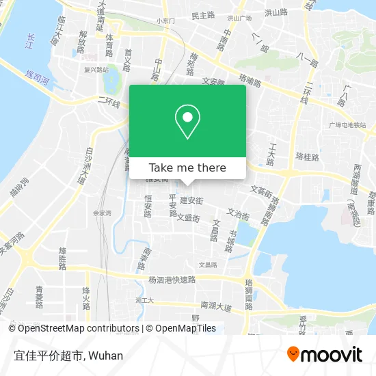 宜佳平价超市 map
