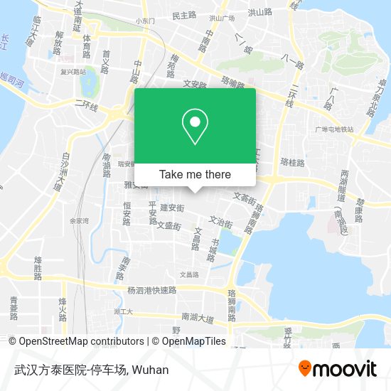 武汉方泰医院-停车场 map