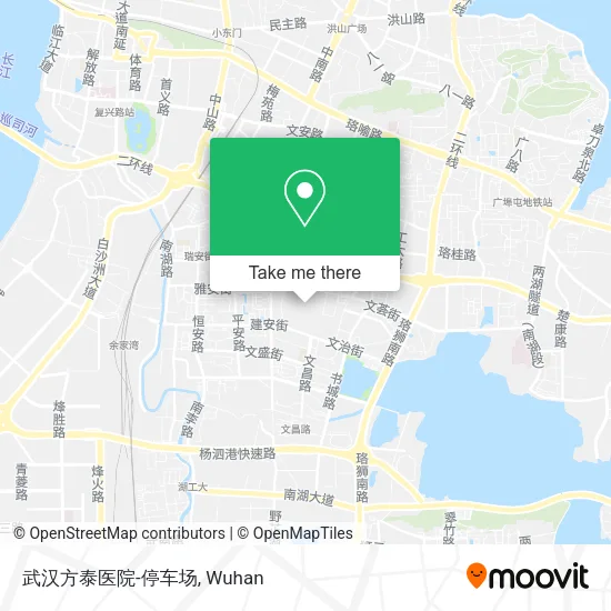 武汉方泰医院-停车场 map