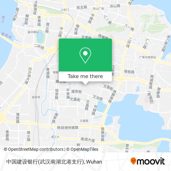 中国建设银行(武汉南湖北港支行) map
