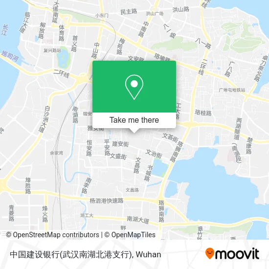 中国建设银行(武汉南湖北港支行) map
