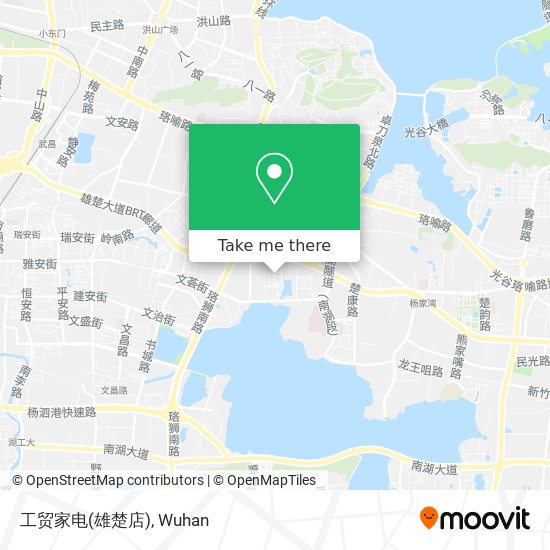 工贸家电(雄楚店) map