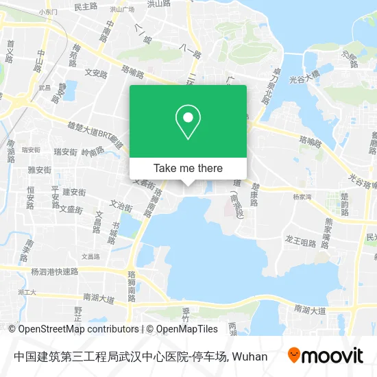 中国建筑第三工程局武汉中心医院-停车场 map