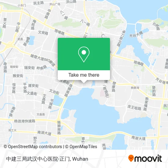 中建三局武汉中心医院-正门 map