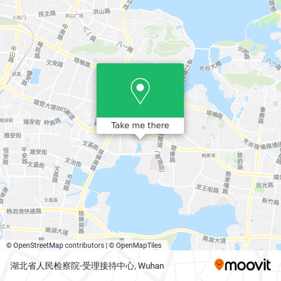 湖北省人民检察院-受理接待中心 map