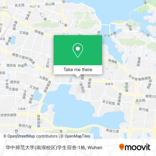 华中师范大学(南湖校区)学生宿舍-1栋 map