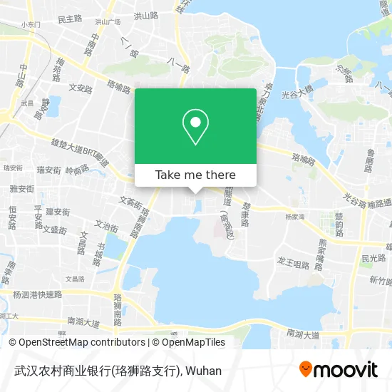 武汉农村商业银行(珞狮路支行) map