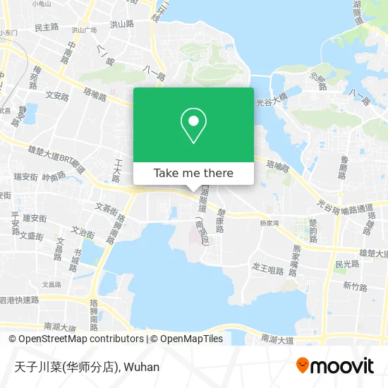 天子川菜(华师分店) map