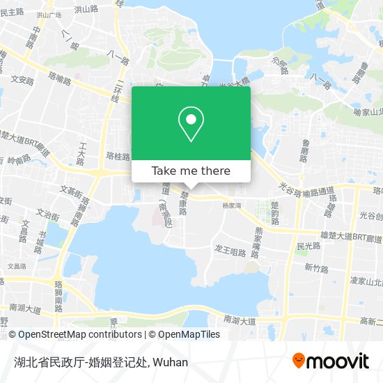 湖北省民政厅-婚姻登记处 map
