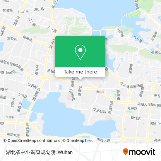 湖北省林业调查规划院 map