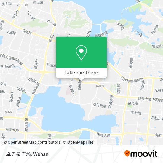 卓刀泉广场 map