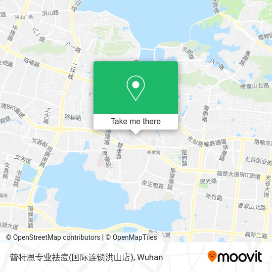 蕾特恩专业祛痘(国际连锁洪山店) map