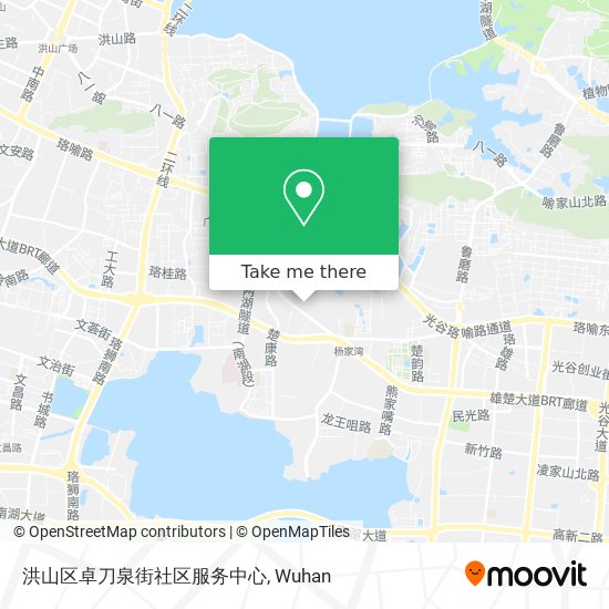 洪山区卓刀泉街社区服务中心 map