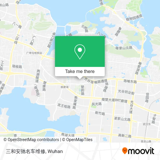三和安驰名车维修 map