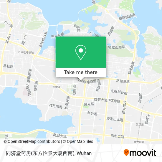 同济堂药房(东方怡景大厦西南) map