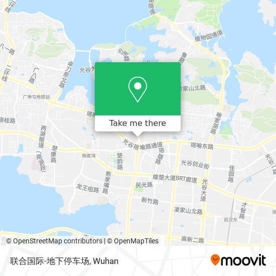 联合国际-地下停车场 map