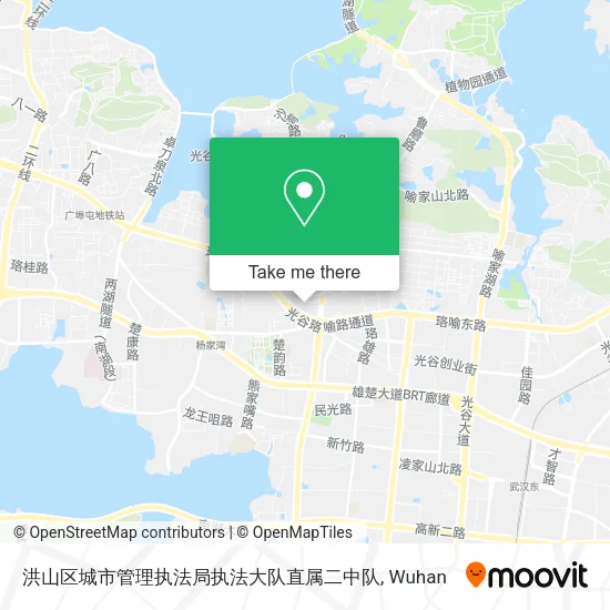 洪山区城市管理执法局执法大队直属二中队 map