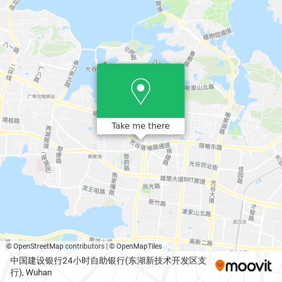 中国建设银行24小时自助银行(东湖新技术开发区支行) map