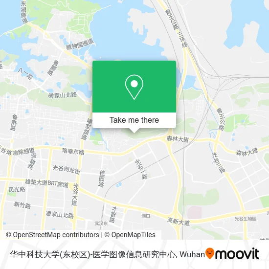 华中科技大学(东校区)-医学图像信息研究中心 map