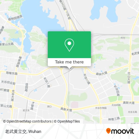 老武黄立交 map