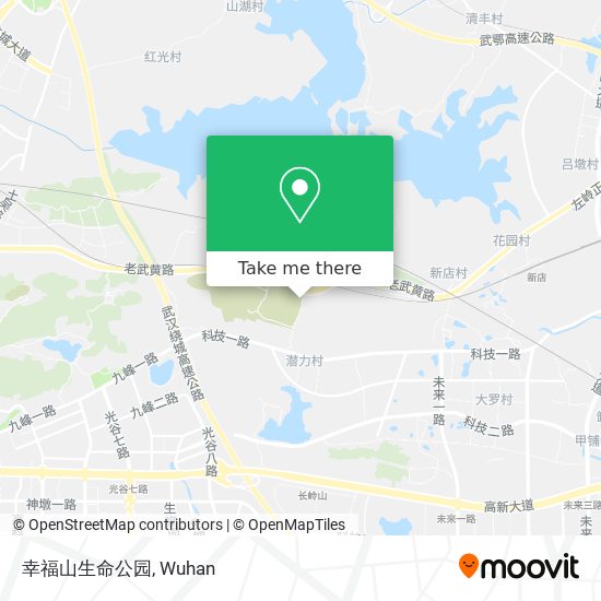 幸福山生命公园 map