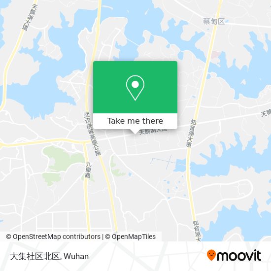 大集社区北区 map