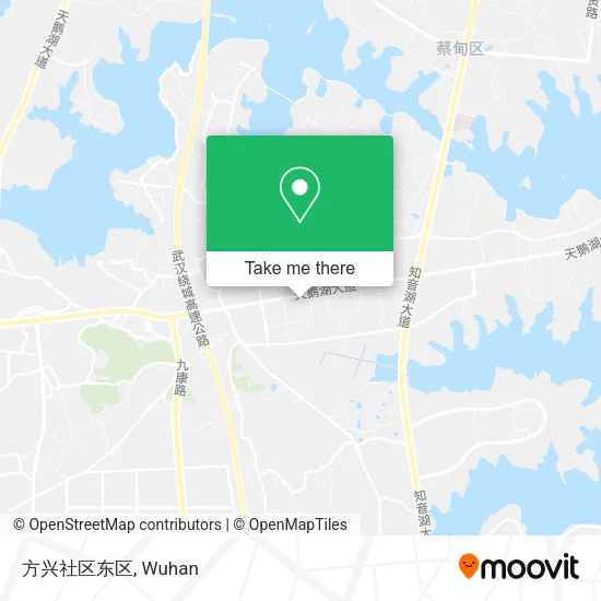 方兴社区东区 map