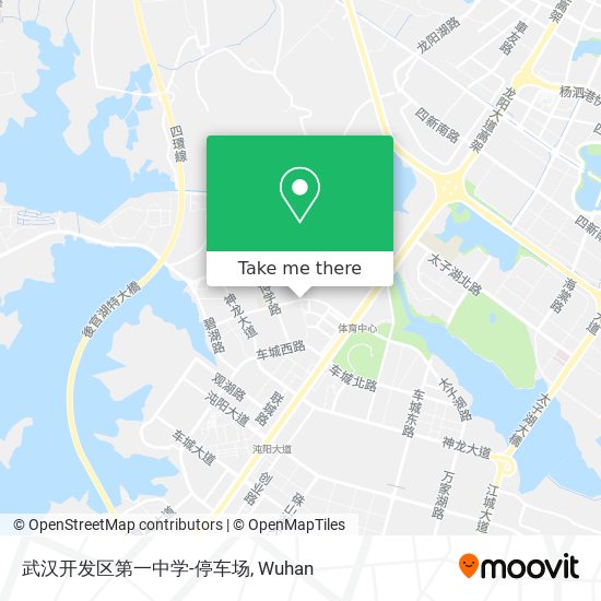 武汉开发区第一中学-停车场 map