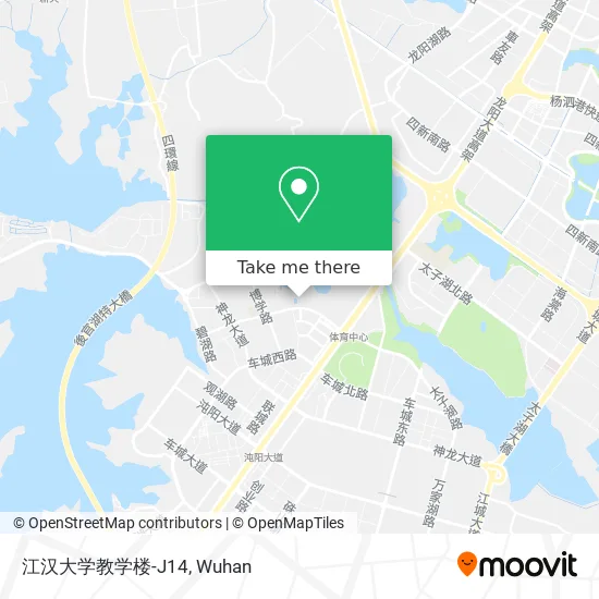 江汉大学教学楼-J14 map