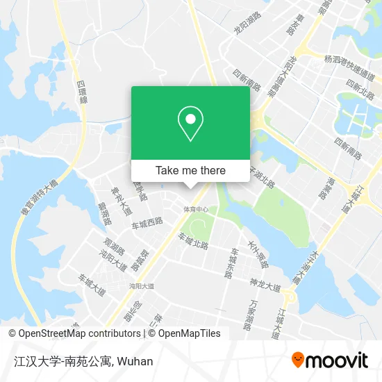 江汉大学-南苑公寓 map