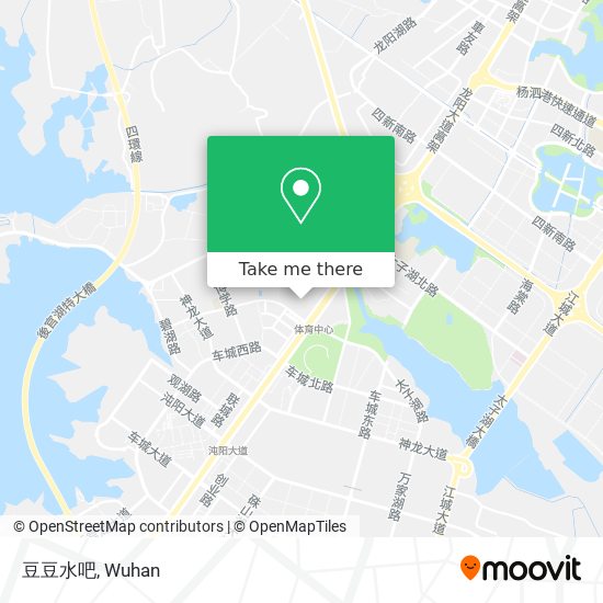 豆豆水吧 map