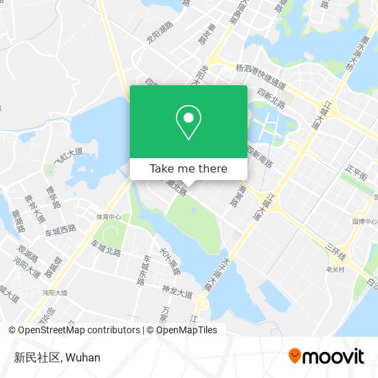 新民社区 map