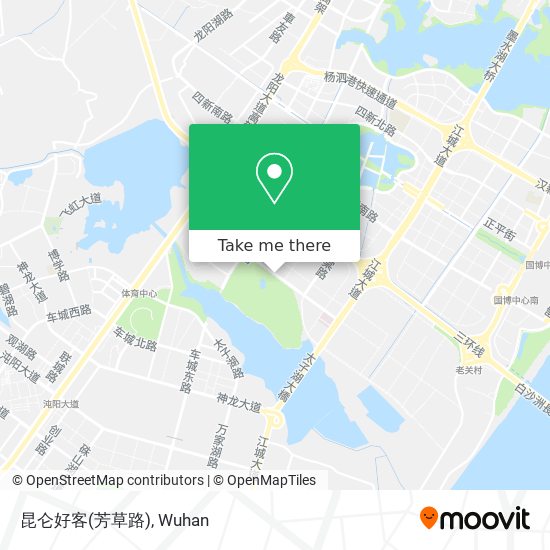 昆仑好客(芳草路) map