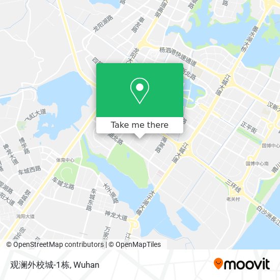 观澜外校城-1栋 map
