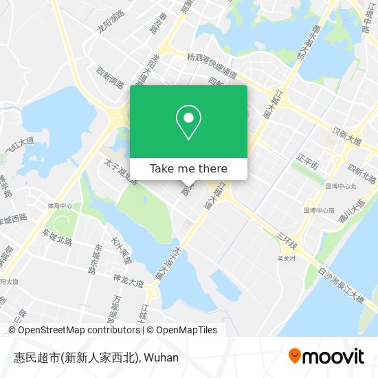 惠民超市(新新人家西北) map