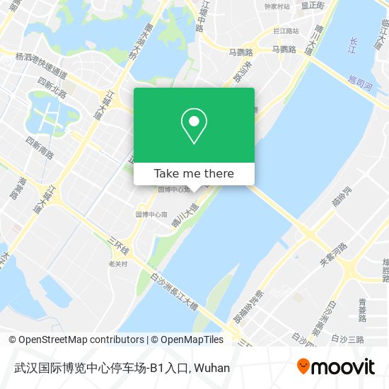 武汉国际博览中心停车场-B1入口 map
