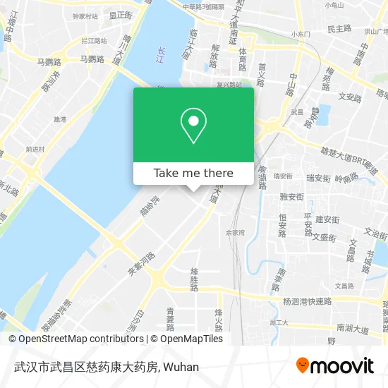武汉市武昌区慈药康大药房 map