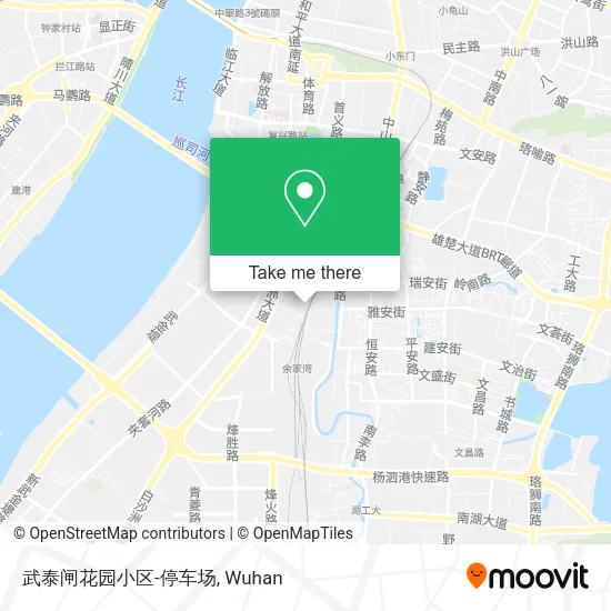 武泰闸花园小区-停车场 map