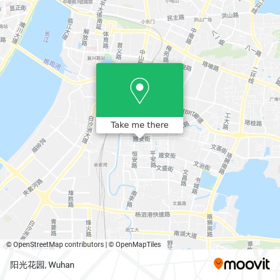 阳光花园 map