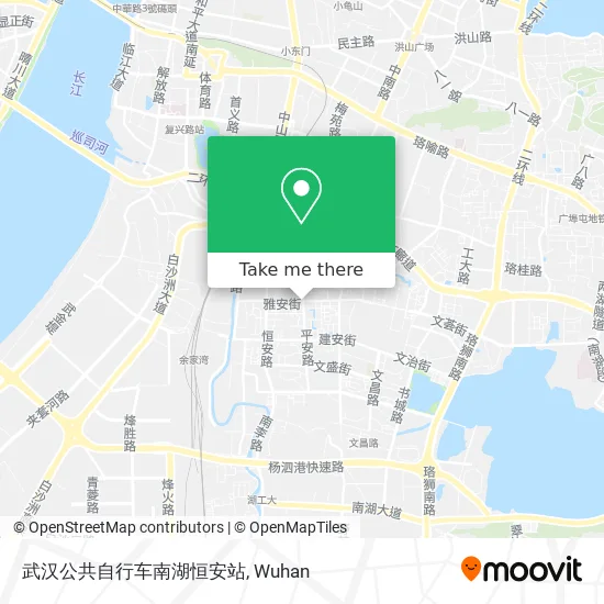 武汉公共自行车南湖恒安站 map