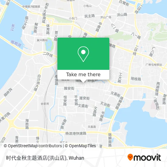 时代金秋主题酒店(洪山店) map