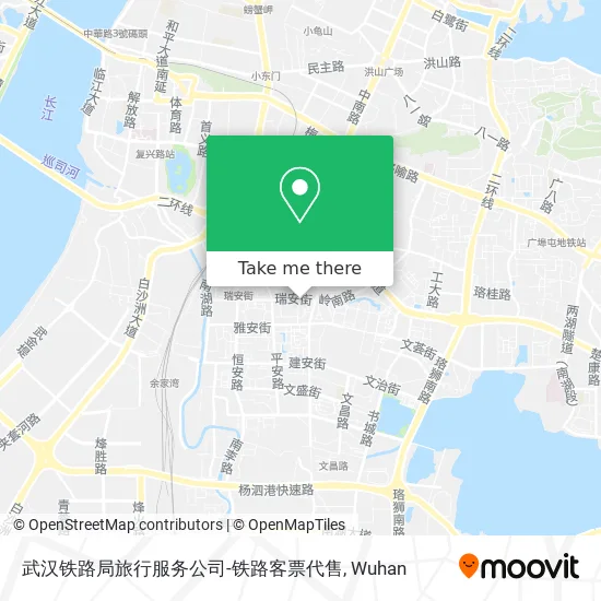 武汉铁路局旅行服务公司-铁路客票代售 map