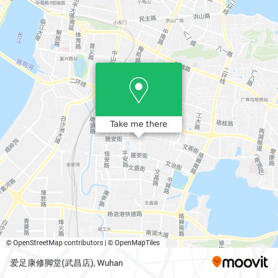 爱足康修脚堂(武昌店) map