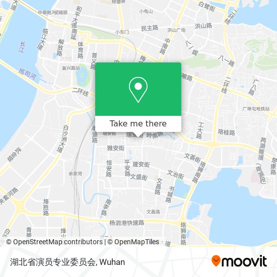 湖北省演员专业委员会 map