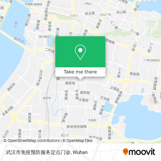 武汉市免疫预防服务定点门诊 map