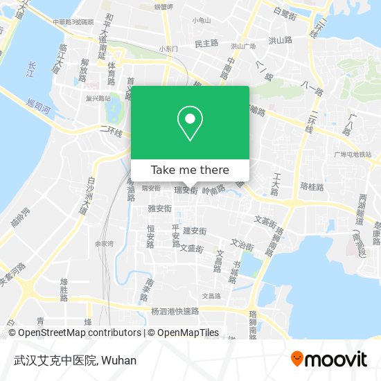 武汉艾克中医院 map