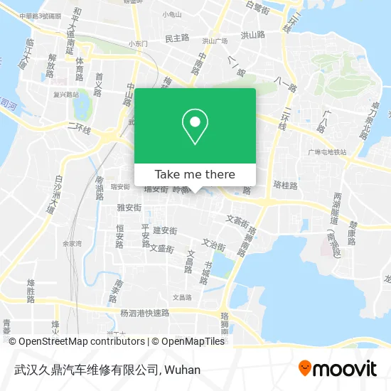 武汉久鼎汽车维修有限公司 map