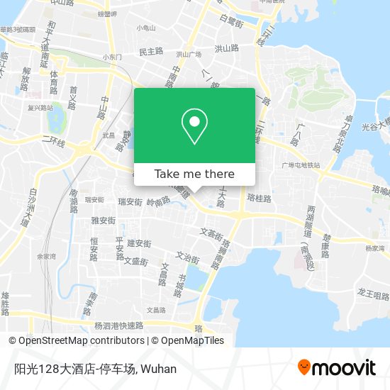 阳光128大酒店-停车场 map