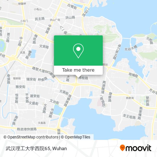 武汉理工大学西院65 map